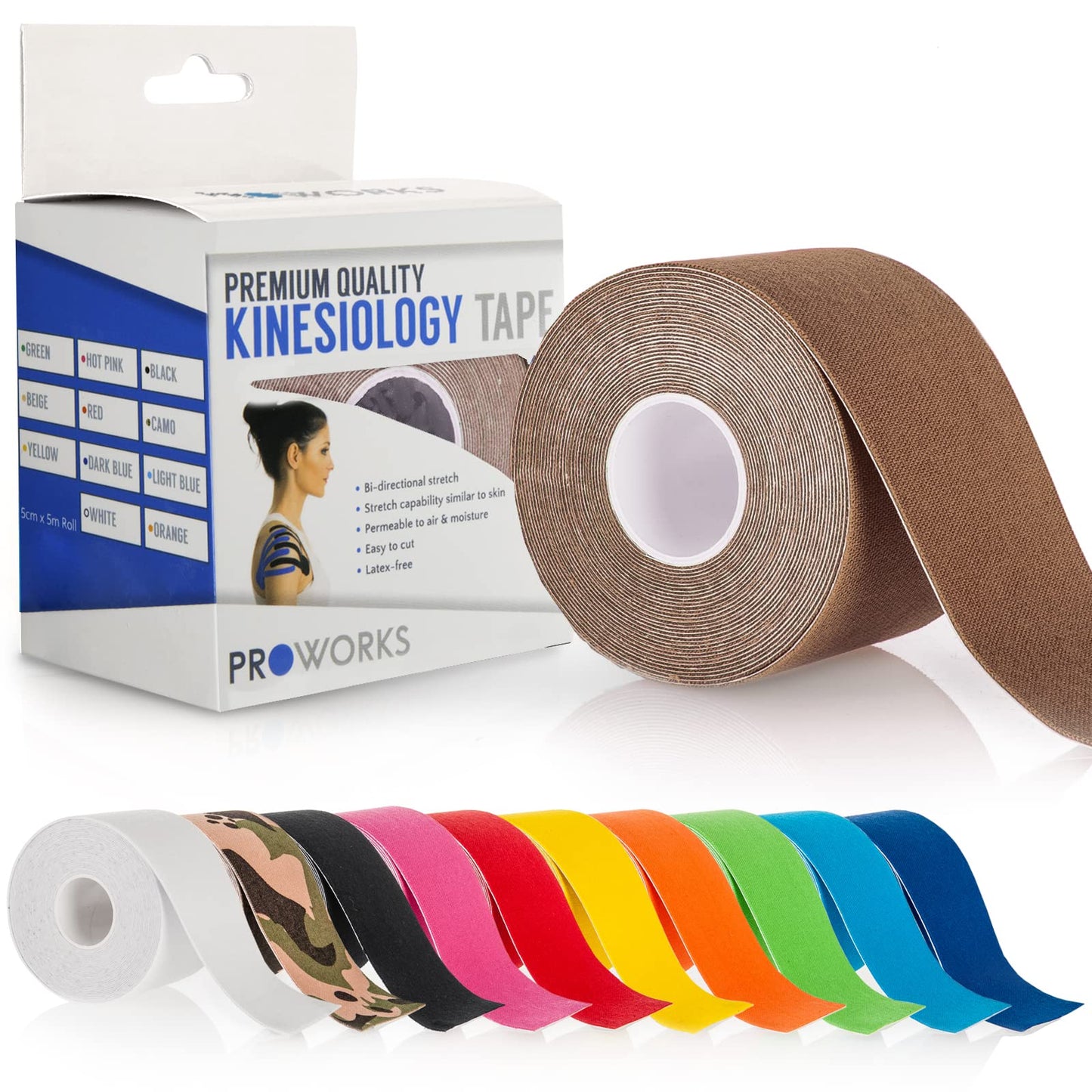 Kinesiology Tape - Brown