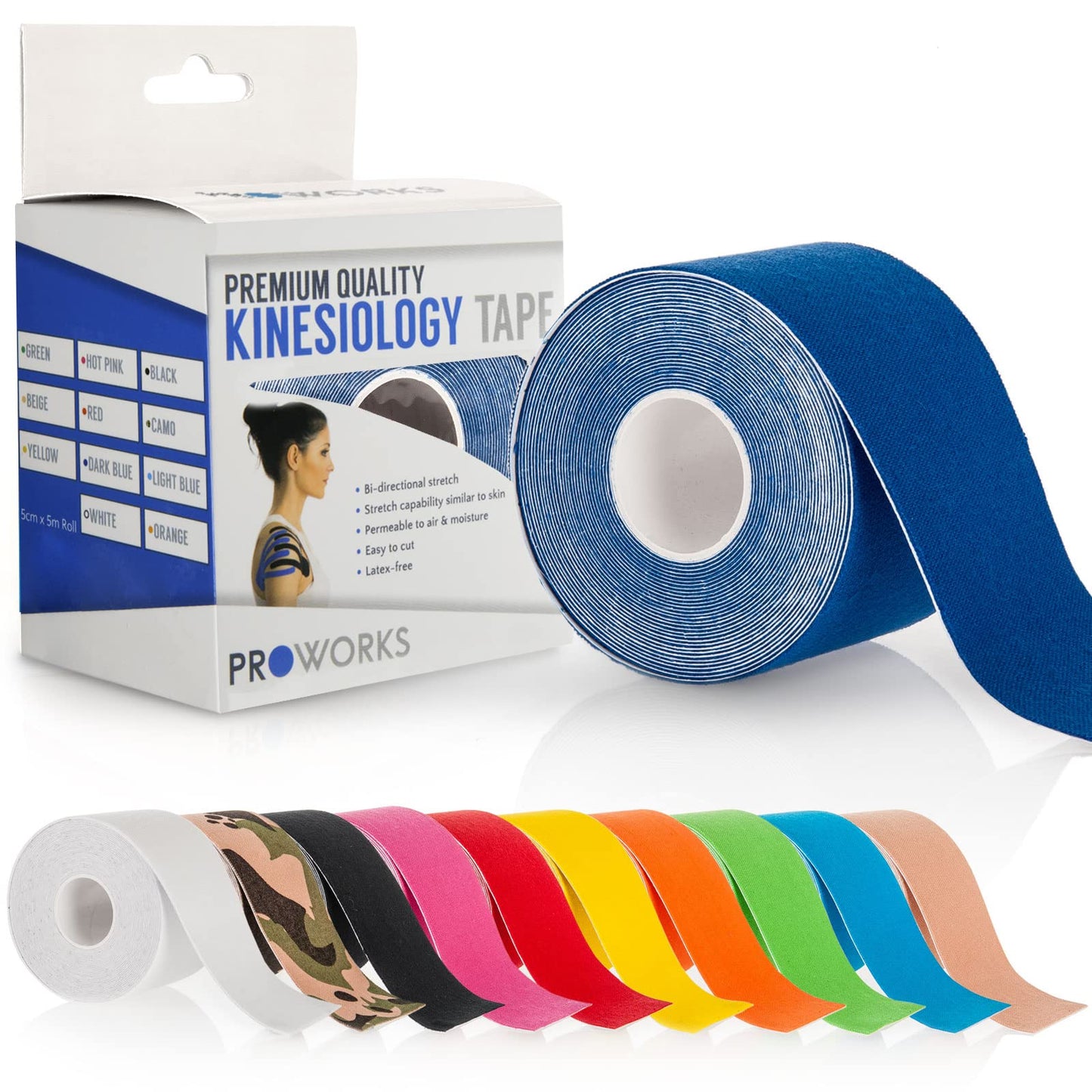 Kinesiology Tape - Dark Blue