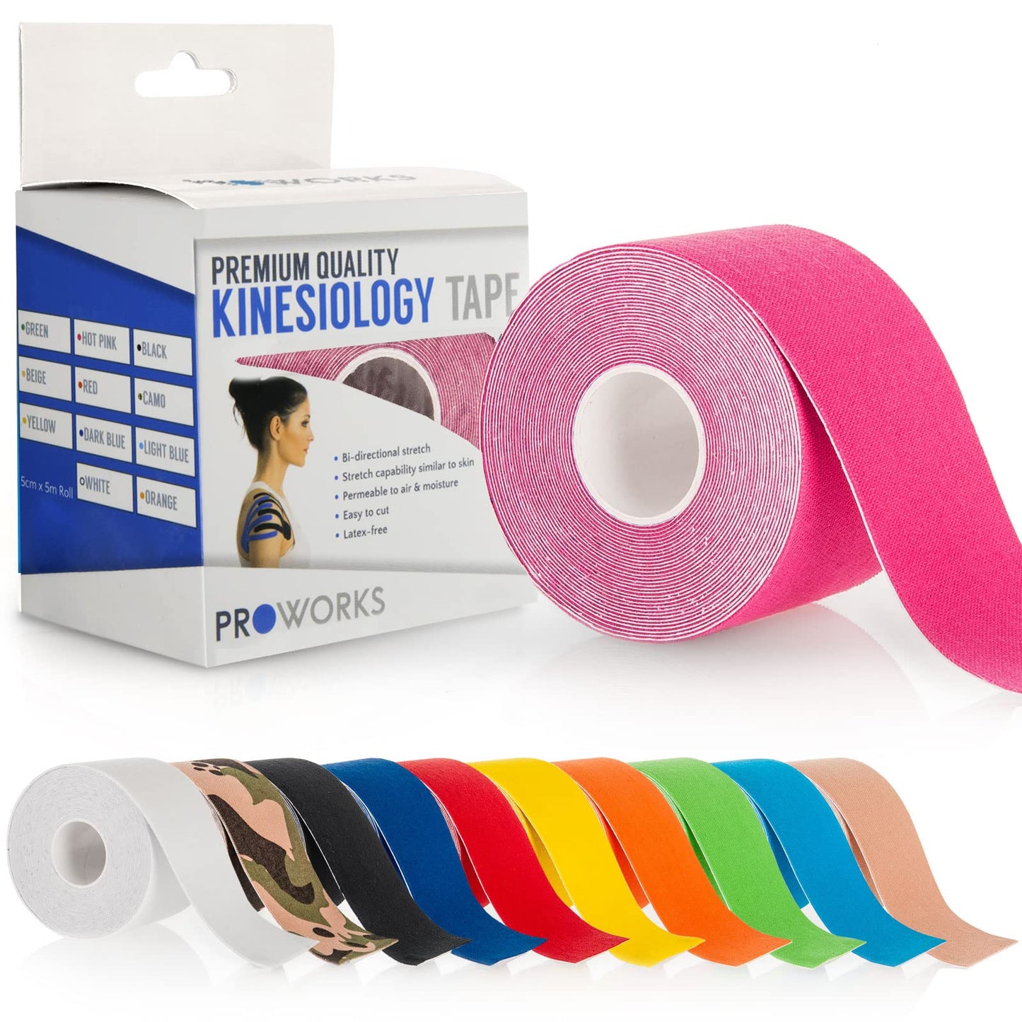 Kinesiology Tape - Hot Pink