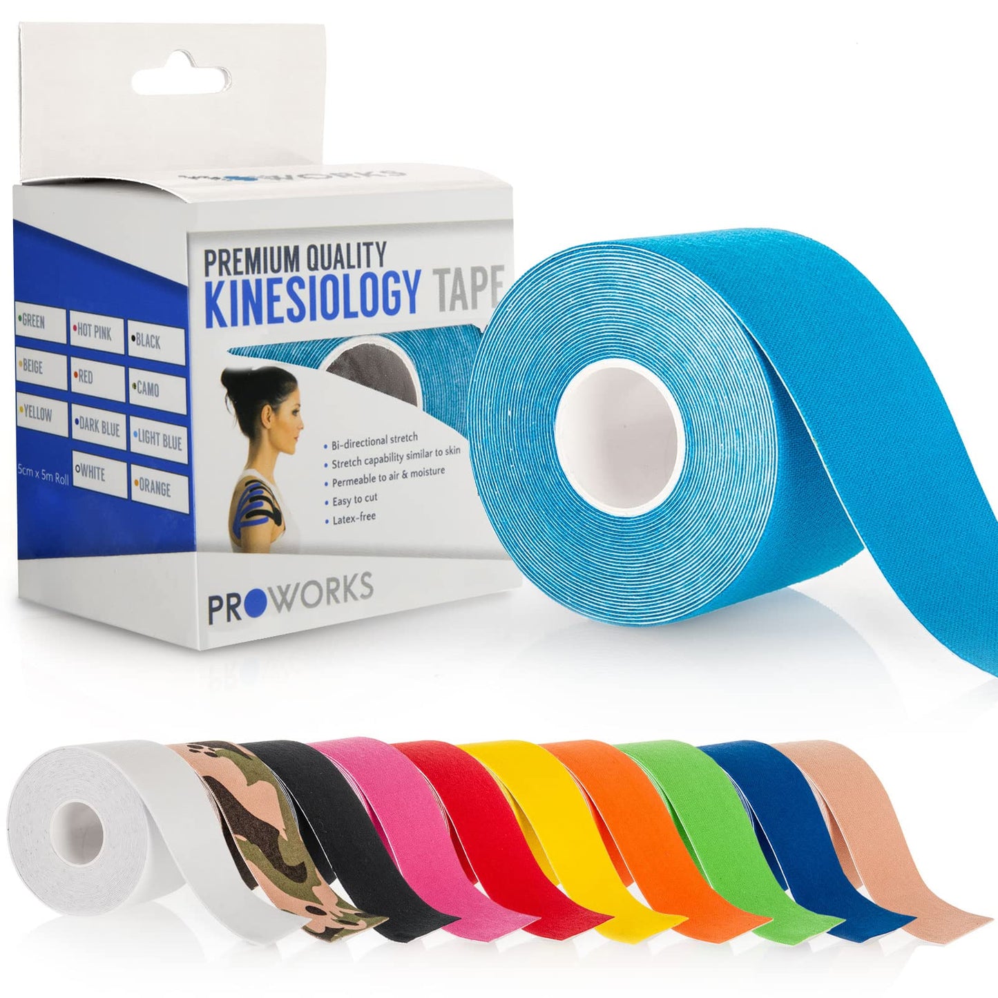 Kinesiology Tape - Light Blue