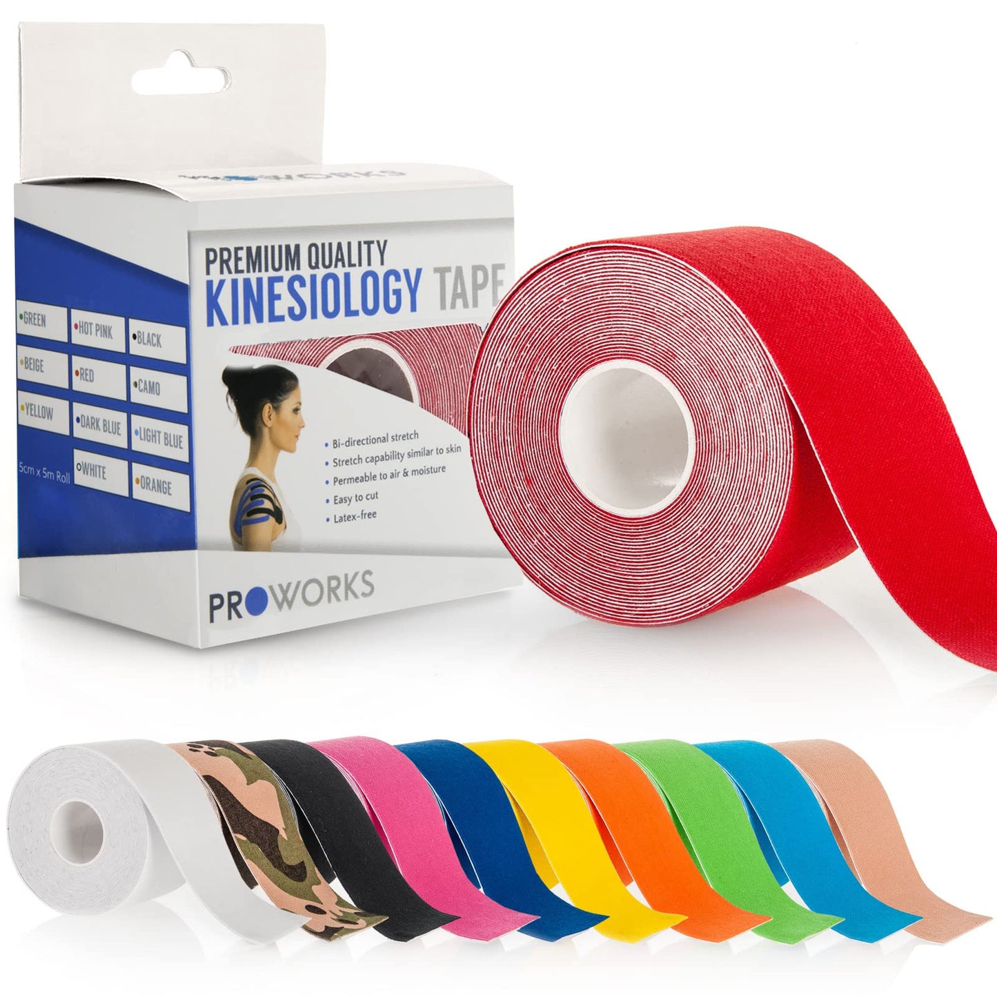 Kinesiology Tape - Red