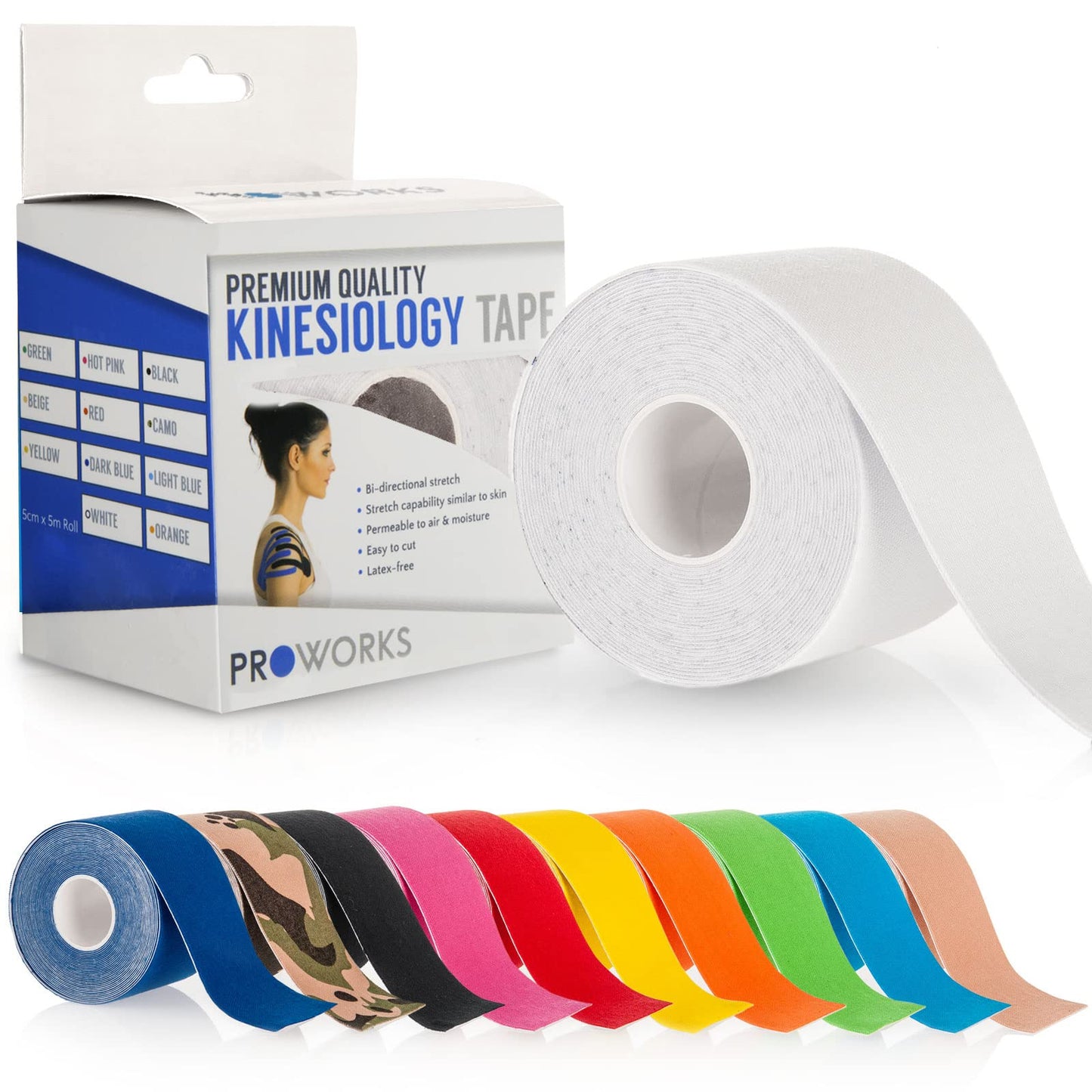 Kinesiology Tape - White