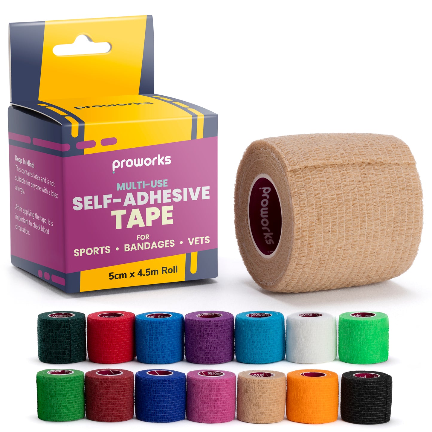 Sock Wrap Sports Tape - Beige (1 Roll)