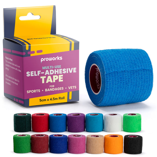 Sock Wrap Sports Tape - Blue (1 Roll)