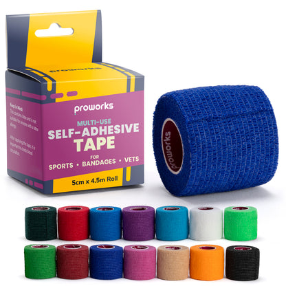 Sock Wrap Sports Tape - Dark Blue (1 Roll)