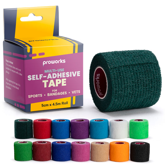 Sock Wrap Sports Tape - Dark Green (1 Roll)