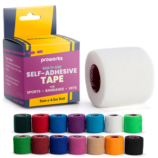 Sock Wrap Sports Tape - White (1 Roll)